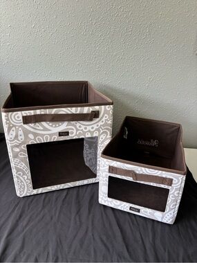 thirty-one Your Way Storage Bins Set with Clear Windows- NWT